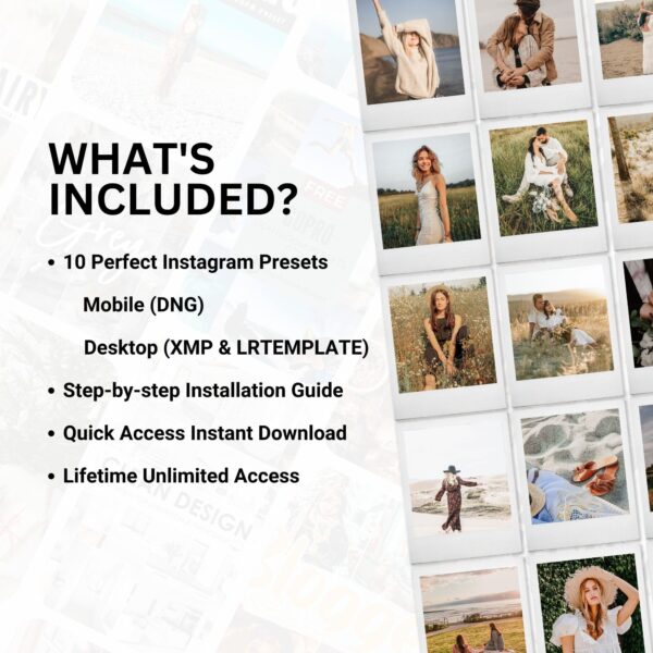 Perfect Instagram Lightroom Presets