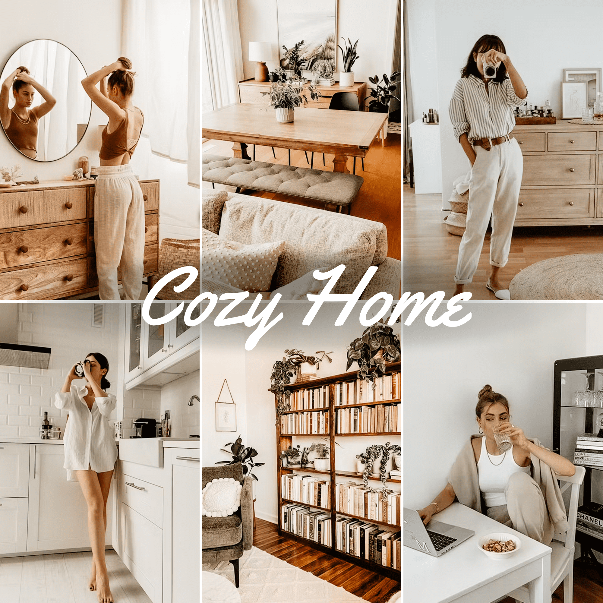 Cozy Home Lightroom Presets | Mobile & Desktop Presets | Presets for bloggers | Interior Blogger | Boho Bali Lightroom Presets