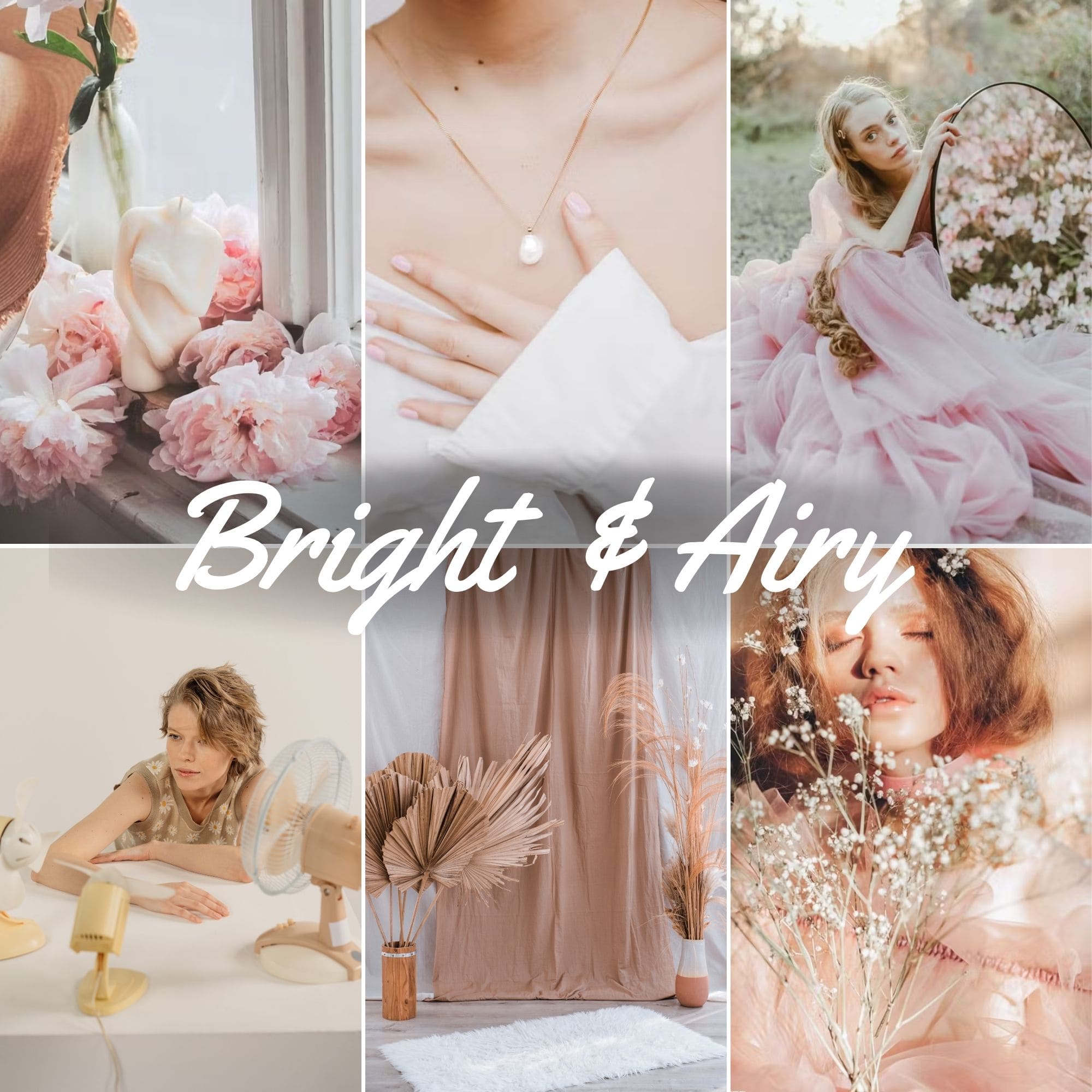 LIGHT AND AIRY Lightroom Presets for Mobile and Desktop Lightroom, Bright Presets, Natural Light Photo Filter, Instagram Editing