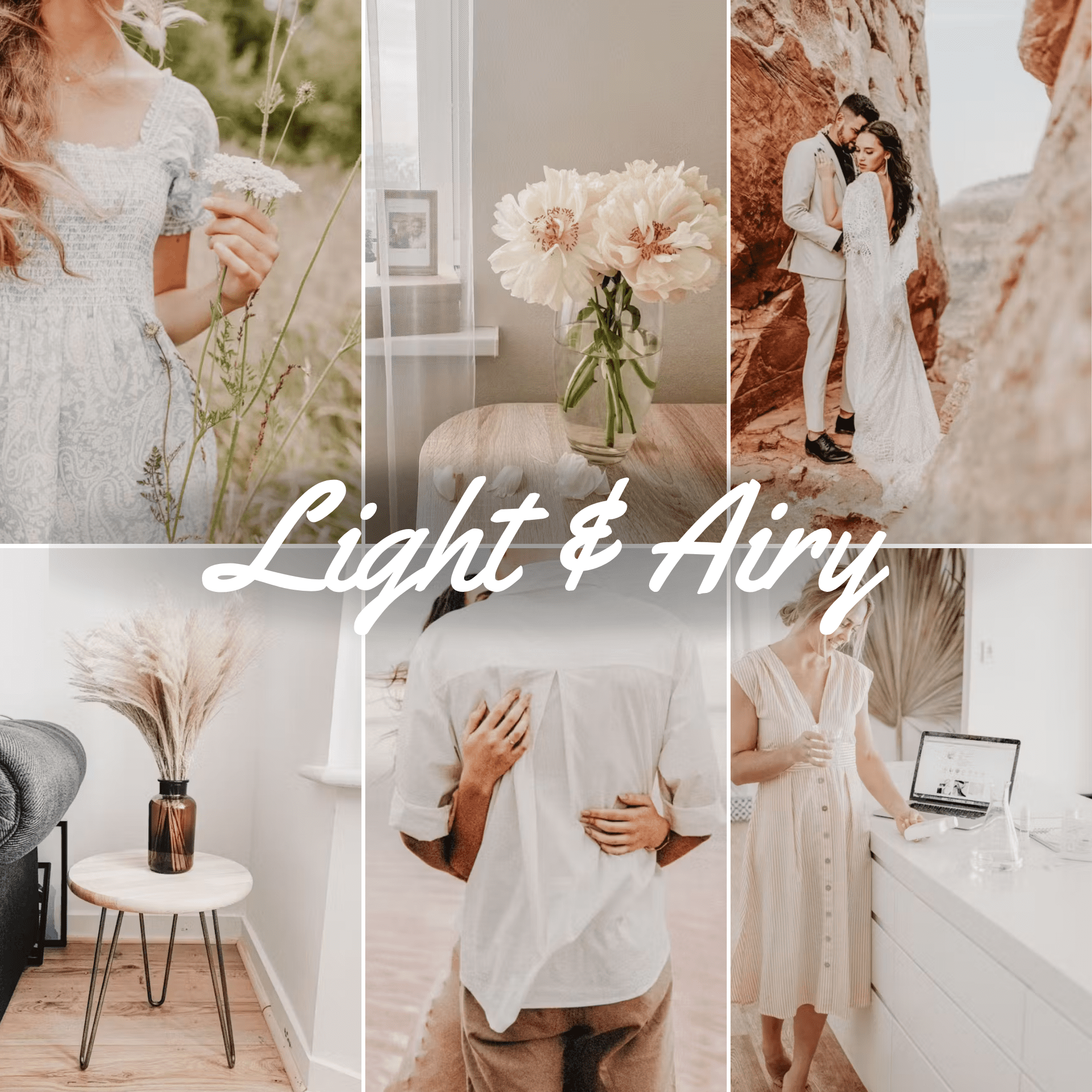 Light and Airy Lightroom Presets Instagram Insta Filter Mobile & Desktop Photo Preset Bright Clean Preset