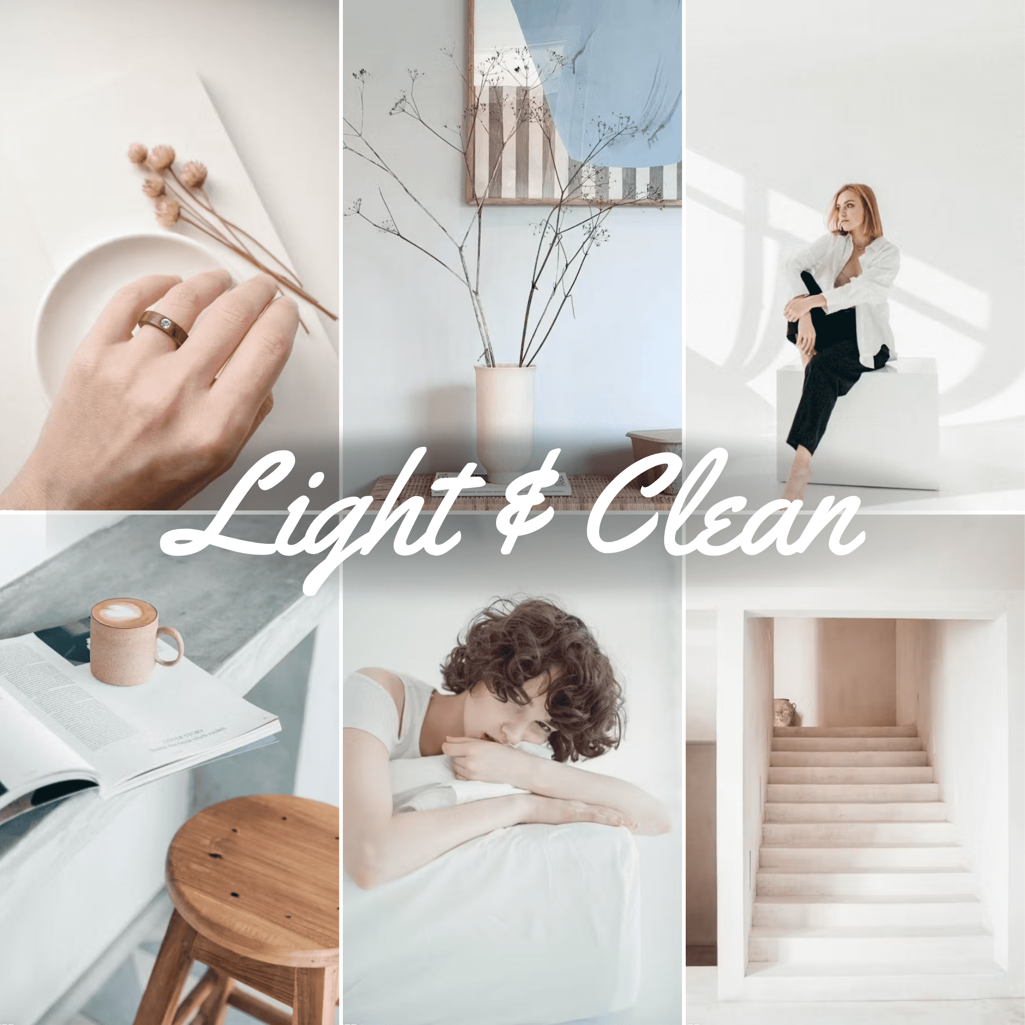 Mobile Lightroom Presets BRIGHT AND CLEAN Desktop Presets for Bloggers, Bright and Airy Lightroom Presets, Light and Clean Preset