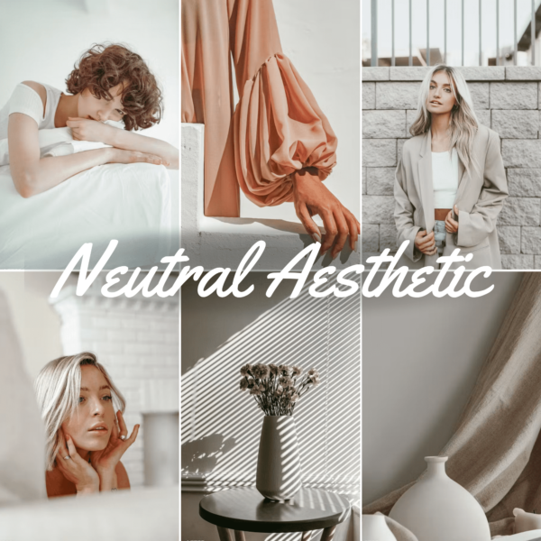 Neutral Aesthetic Lightroom Presets