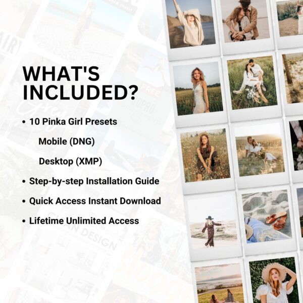 Pinka Girl Lightroom Presets