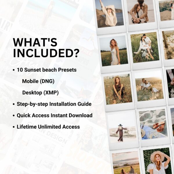 Sunset Beach Lightroom Presets