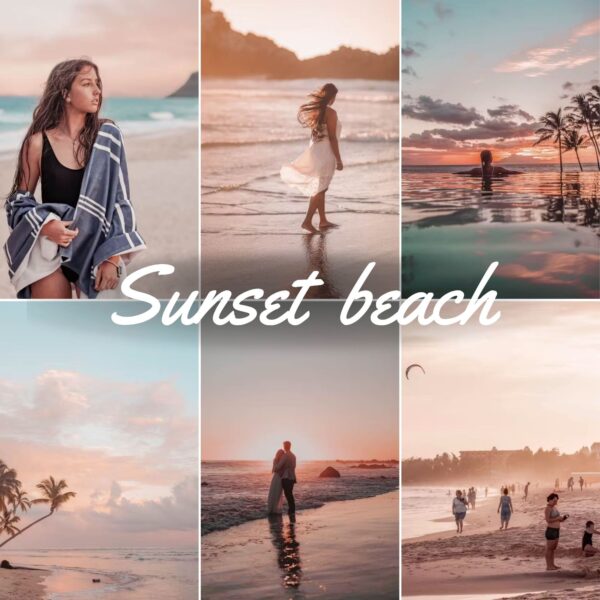 Sunset Beach Lightroom Presets