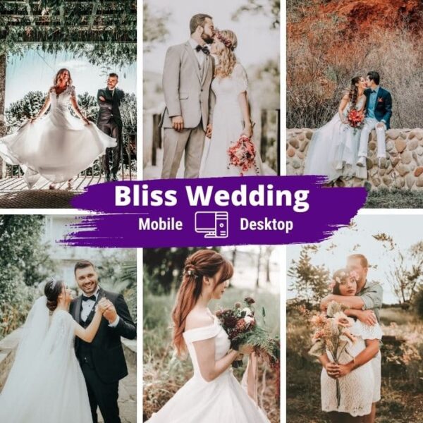 Bliss Wedding Lightroom Presets