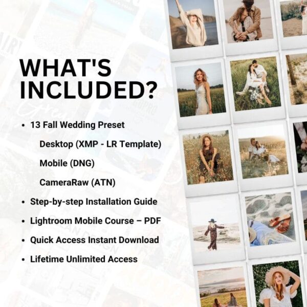 Fall Wedding Lightroom Presets