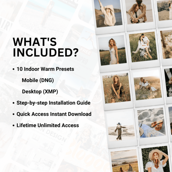 Indoor Warm Lightroom Presets
