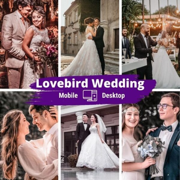 Lovebird Wedding Lightroom Presets