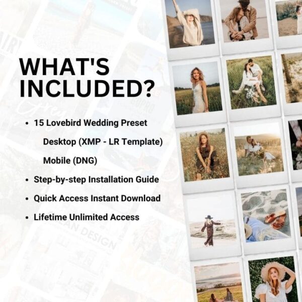 Lovebird Wedding Lightroom Presets