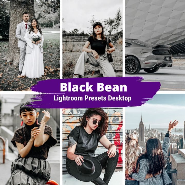 12 Black Bean Lightroom Presets - Free
