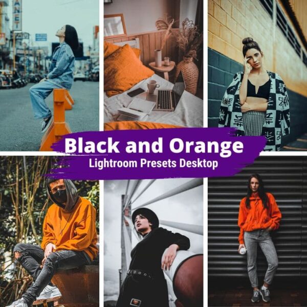 Black Orange Lightroom Presets