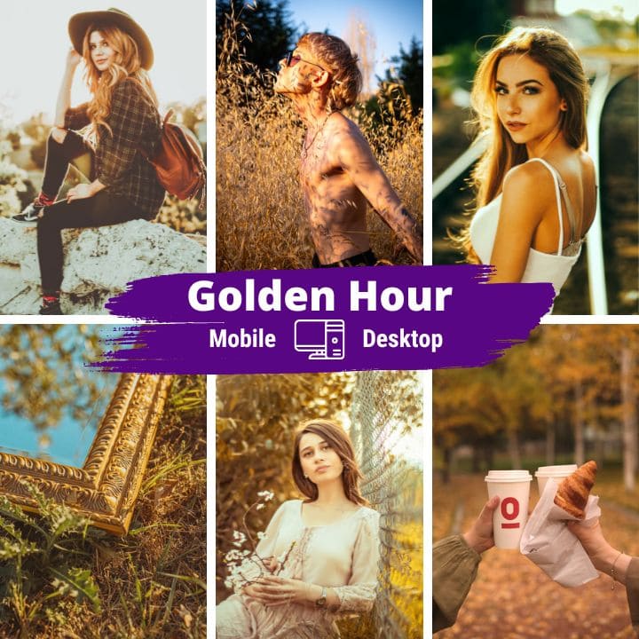 11 Golden Hour Presets and Actions