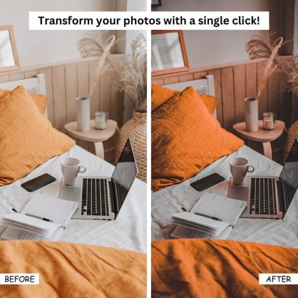 Black Orange Lightroom Presets