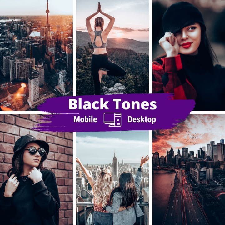 Black Tones Lightroom Preset