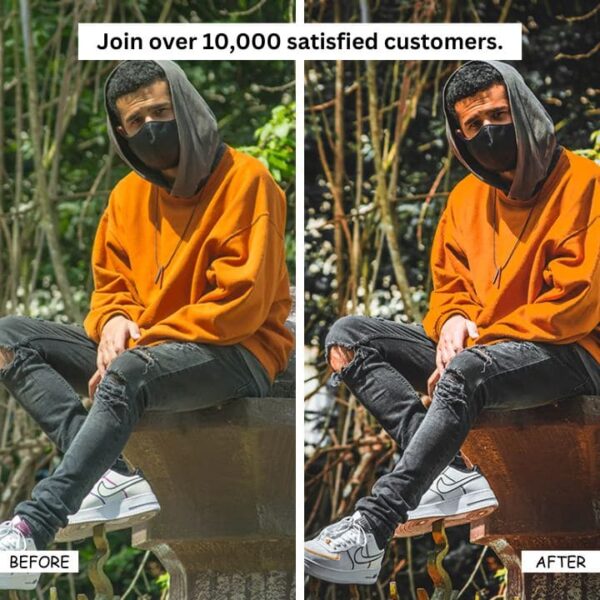 Black Orange Lightroom Presets