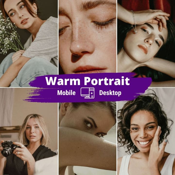 Warm Portrait Lightroom Presets
